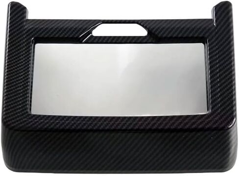 Car Accessories Compatible with BMW 5 Series Sedan 530i 540i 2024 2025(G60) Seat Cup Holder Cover Second Row Water Cup Holder Panel Trim ABS 1PC(Carbon Fiber Style) in Saudi Arabia