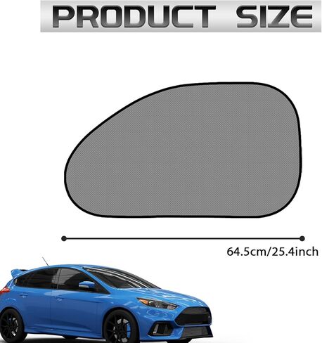 2PCS Car Window Sun Shades, Window Shade for Baby Effectively Block UV Rays Provides Glare Mesh Windows Protection Cover, Universal Car Interior Accessories in Kuwait