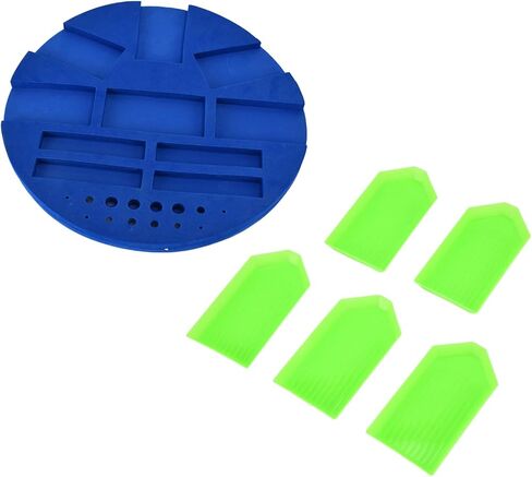 , Art Tray Holder with 5 Drill Plates and 6 Stos, Multi Boat Holders for RNG, Space Foam and Pla in Saudi Arabia