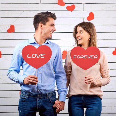 36 Pcs Large Red Heart Cutouts Paper Hearts Shape Cut-Outs Red Valentine’s Day Heart Cutouts Decorations for DIY Valentine’s Day Craft Kids’ Love and Peace School Craft Projects,9.84x7.87 Inch in Saudi Arabia