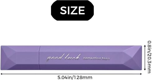 24pcs Pastel Correction Tape, 0.2" x 236" White Out Tape for School & Office, Cute Erasable Whiteout Pen-Style Tape, Smooth & No Mess (Multicolor) in Saudi Arabia