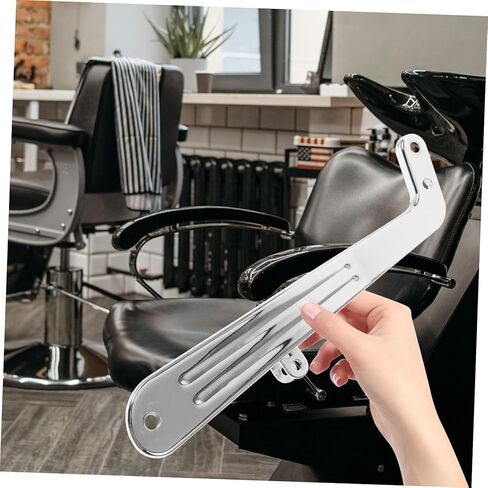 Cabilock 2Pcs Ergonomic Electroplated Chair Arm Rests for Hairdressing Chairs Replacement Parts for Barber Shop Accessories Stylish Design for Upscale Salons in Saudi Arabia