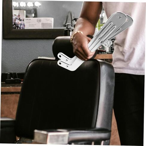 Cabilock 2Pcs Ergonomic Electroplated Chair Arm Rests for Hairdressing Chairs Replacement Parts for Barber Shop Accessories Stylish Design for Upscale Salons in Saudi Arabia