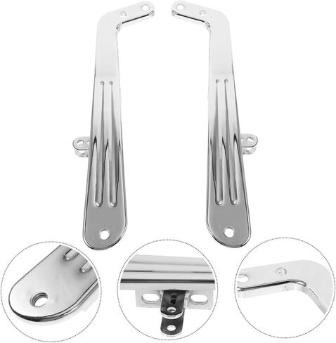 Cabilock 2Pcs Ergonomic Electroplated Chair Arm Rests for Hairdressing Chairs Replacement Parts for Barber Shop Accessories Stylish Design for Upscale Salons in Saudi Arabia