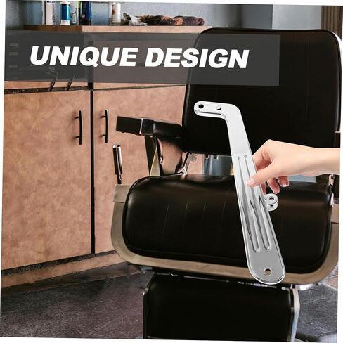 Cabilock 2Pcs Ergonomic Electroplated Chair Arm Rests for Hairdressing Chairs Replacement Parts for Barber Shop Accessories Stylish Design for Upscale Salons in Saudi Arabia
