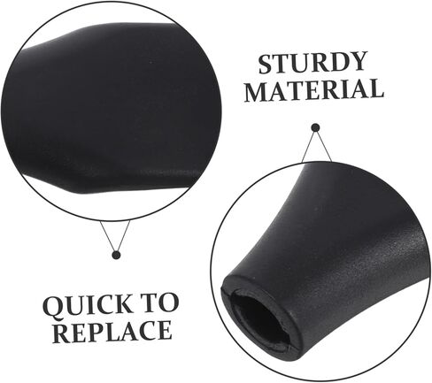 Uonlytech 4Pcs Office Chair Armrest Replacement Stylish Design and Easy Installation Armrest Pads for Various Furniture Chairs Compatibility for Office Use in Saudi Arabia