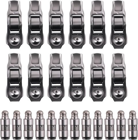 maXpeedingrods 12 PCS 5184296AH Rocker Arms and Lifters Kit Fit for Chrysler 200 300 Jeep Cherokee Wrangler, for Dodge Challenger Charger Ram 1500 Promaster 3.6L 2011-2021 5184332AA in Saudi Arabia