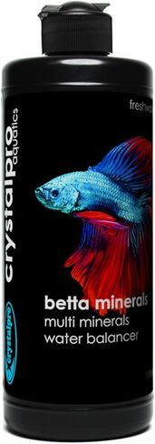اضافات معدنية من كريستال برو بيتا مينيرالز، 4.2 اونصة لبيتاس لتجديد طبقة الحماية وتحسين التنفس والصحة العامة وملح حوض السمك في المياه العذبة (125 مل) in Kuwait