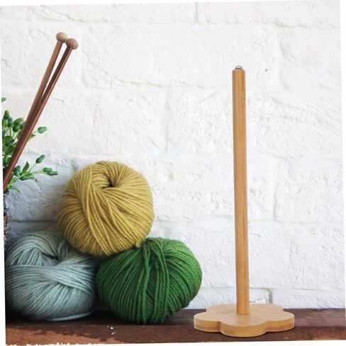 DOITOOL 2pcs Drop Spindle Top: DIY Wheel Yarn Spinner Hand Cranked Wooden Spinning Wheel Tool for Beginners Yarn Making in Saudi Arabia
