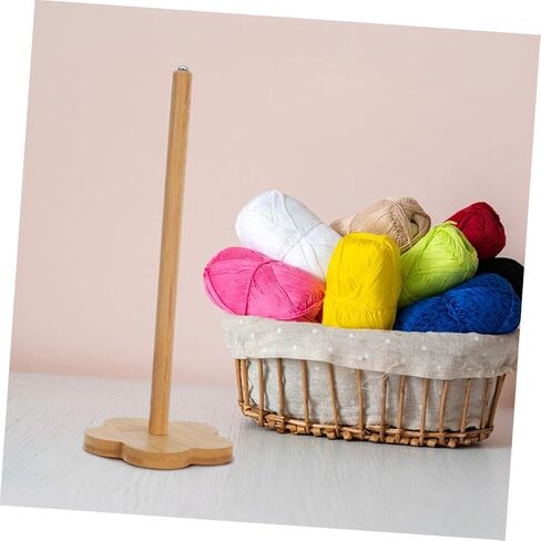 DOITOOL 2pcs Drop Spindle Top: DIY Wheel Yarn Spinner Hand Cranked Wooden Spinning Wheel Tool for Beginners Yarn Making in Saudi Arabia