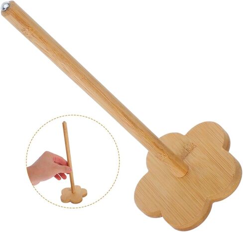 DOITOOL 2pcs Drop Spindle Top: DIY Wheel Yarn Spinner Hand Cranked Wooden Spinning Wheel Tool for Beginners Yarn Making in Saudi Arabia