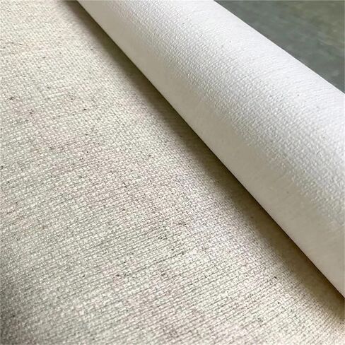 Canvas Roll Linen Canvas Roll,Linen Blend Canvas Used for Oil Painting,21cm,28cm,38cm,47cm Width(0.57x5m) in Saudi Arabia