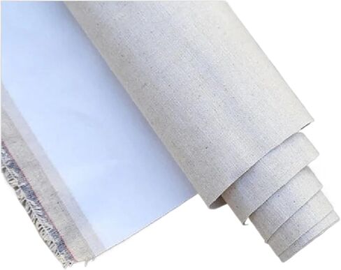 Canvas Roll 10m Linen Blend Primed Blank Canvas Paper for Painting Coarse-Grained Oil Painting Canvas(Width 28cm) in Saudi Arabia