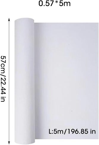 Canvas Roll 5m Cotton Canvas Roll Specially Used for Graffiti Paint Art Pure Cotton Hemp Blend Oil Painting Cloth(0.37x5m) in Saudi Arabia