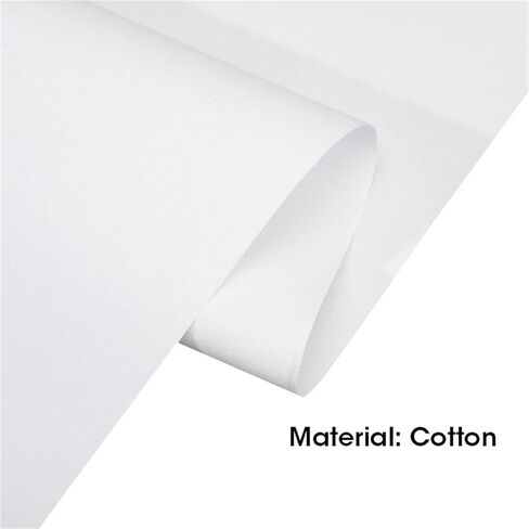 Canvas Roll 0.57x5M White Black Cotton and Linen Blend Canvas Roll,Blank Canvas Oil Painting(Linen 0.57x5M) in Saudi Arabia