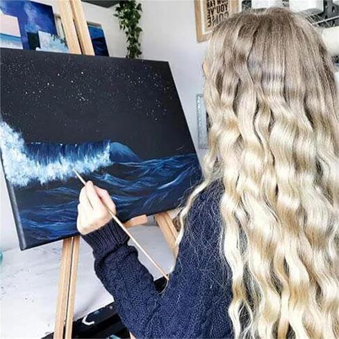 Canvas Roll 0.57x5M White Black Cotton and Linen Blend Canvas Roll,Blank Canvas Oil Painting(Linen 0.57x5M) in Saudi Arabia