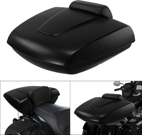 XMT-MOTO صندوق منخفض + وسادة مسند ظهر + حامل تثبيت مناسب للهنود 2014-2025 Roadmaster Pursuit Challenger Chieftain Springfield Dark Horse Chief for Thunder Black Smoke in Saudi Arabia