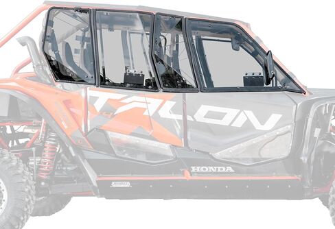 SuperATV Hard Cab Enclosure Upper Doors Compatible with 2023+ Honda Talon 1000R-4| 2020 Honda Talon 1000X-4, See Fitment, 250x Stronger Than Glass, Scratch Resistant, Easy Install in Saudi Arabia