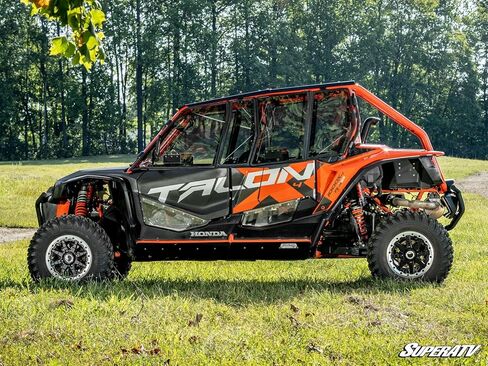 SuperATV Hard Cab Enclosure Upper Doors Compatible with 2023+ Honda Talon 1000R-4| 2020 Honda Talon 1000X-4, See Fitment, 250x Stronger Than Glass, Scratch Resistant, Easy Install in Saudi Arabia