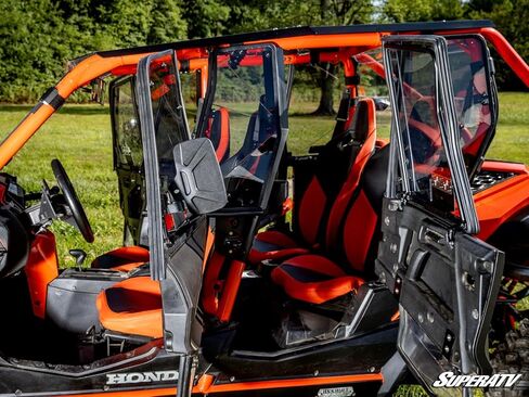 SuperATV Hard Cab Enclosure Upper Doors Compatible with 2023+ Honda Talon 1000R-4| 2020 Honda Talon 1000X-4, See Fitment, 250x Stronger Than Glass, Scratch Resistant, Easy Install in Saudi Arabia