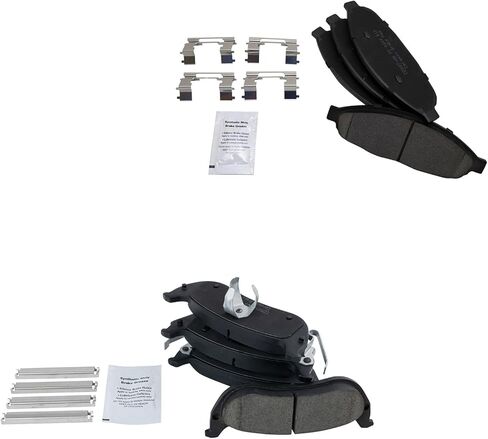 Front and Rear Brake Pads Ceramic Compatible with 2004-2008 Chrysler Pacifica in Saudi Arabia