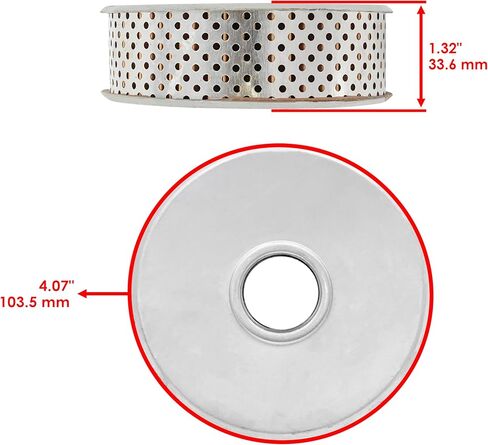 Caltric Power Steering Filter Compatible with Ford 7600 7610 7700 7710 7810 7910 8000 8210 8530 8600 8630 8700 8730 8830 9000 9600 9700 7610S 7810S TW5 TW10 TW15 TW20 TW25 TW30 TW35 in Saudi Arabia