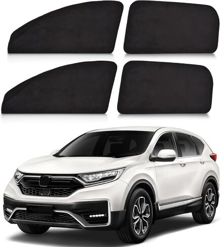 ZATOOTO Car Window Shades Custom Fit for Honda CR-V 2017-2022 4-Pack Car Window Covers with 100% UV Protection and Total Blackout Privacy Heat Insulation for Family Travel Baby and Pet Safety in Saudi Arabia