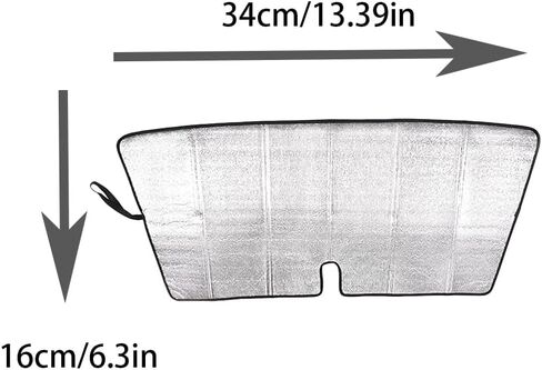 Riloer Windshield Sunshade, Aluminum Foil Silver Windshield Sunshade, Window Shield Sun Shade Blocker, Window Covers, Compatible with Toyota Tac0ma 2016-2022 in Saudi Arabia