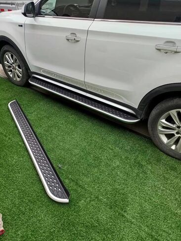 2 قطعة لوحات الجري قضبان الخطوة يناسب مازدا CX-50 2022 2023 2024 2025 لوحة تشغيل ثابتة خطوة جانبية (مع الأقواس) in Saudi Arabia