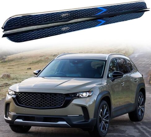 2Pcs Running Boards Step Bars Fits for Mazda CX-50 2022 2023 2024 2025 Fixed Running Board Side Step（with Brackets） in Saudi Arabia