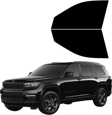 مجموعة ألوان مسبقة القطع من فيلم كربون نانو لسيارة جيب جراند شيروكي 4 DR SUV 2022-2025 للسائق والركاب التي تعمل بنظام Windows مقطوعة حسب الطلب لتناسب نوافذك (35% الكل) in Saudi Arabia