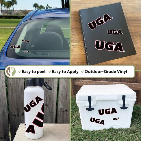University of Georgia Sticker Bulldogs UGA Dawgs Stickers Vinyl Decals Laptop Water Bottle Car Scrapbook T3 (Type 3-1) in Kuwait