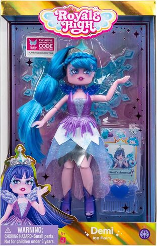 دمية عصرية مقاس 9 بوصات - ديمي ذا آيس فيري، ويف 2، السلسلة 2 - تتضمن مجلة الجنية ومشط ورمز المنتج الافتراضي - حصريًا من أمازون - للأعمار من 5 سنوات فما فوق in Kuwait