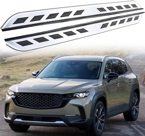 2Pcs Running Boards Step Bars Fits for Mazda CX-50 2022 2023 2024 2025 Fixed Running Board Side Step（with Brackets） in Saudi Arabia