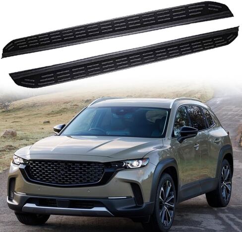 2Pcs Running Boards Step Bars Fits for Mazda CX-50 2022 2023 2024 2025 Fixed Running Board Side Step（with Brackets） in Saudi Arabia