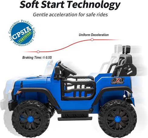 لعبة سيارة ركوب بمقعدين، سيارة كهربائية 24 فولت 4WD للأطفال 4-8 مع جهاز تحكم عن بعد، محركات 4x200 واط، سعة 150 رطل - وردي فاقع in Kuwait