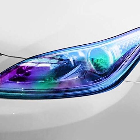 VViViD Air-Tint Sapphire Blue Chameleon Headlight Taillight Vinyl Tint Wrap Roll (12 Inch x 60 Inch Roll) in Saudi Arabia