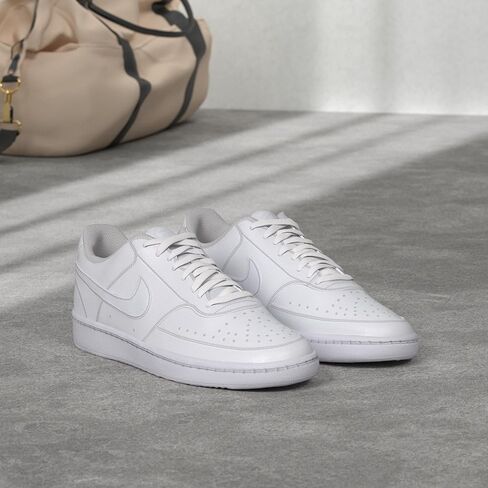 حذاء رياضي Nike Court Vision Low للنساء (Sail/Oxen Brown-Tour Yellow، 8) in Saudi Arabia