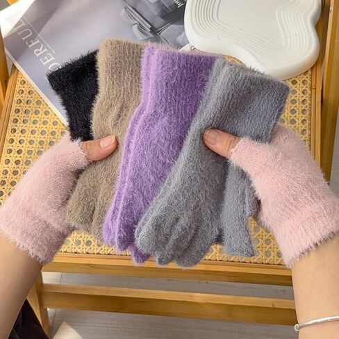Unisex Cold Weather Gloves Winter Warm Two Finger Glove Touchscreen Thermal Windproof Waterproof Cold Weather Gloves in Saudi Arabia