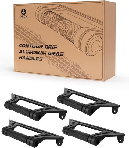 مقابض حمل ألومنيوم مطورة متوافقة مع Ford Bronco 2021-2025 2/4 باب ناعم وصلب، نمط خط محيطي ومقبض معدني أكثر سمكًا لملحقات برونكو الداخلية (المقعد الأمامي والخلفي) in Kuwait