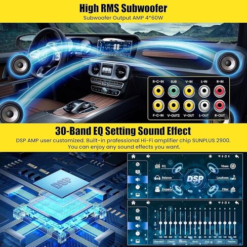 4GB+64GB Android 13 Car Radio for Honda Accord 2003 2004 2005 2006 2007, 10.1 Inch Touch Screen Support Wireless CarPlay & Android Auto, Bluetooth 5.2, GPS & WiFi, Backup Camera Car Stereo in Saudi Arabia