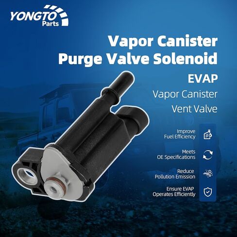 Vapor Canister Purge Valve Solenoid 12581282 EVAP Vapor Canister Vent Valve Compatible with Chevrolet Avalanche Silverado Express GMC Sierra Yukon Cadillac STS Replace OE 214-1105 12573220 in Kuwait