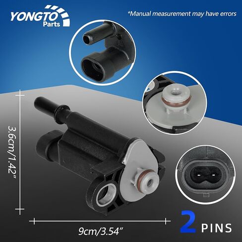 Vapor Canister Purge Valve Solenoid 12581282 EVAP Vapor Canister Vent Valve Compatible with Chevrolet Avalanche Silverado Express GMC Sierra Yukon Cadillac STS Replace OE 214-1105 12573220 in Kuwait