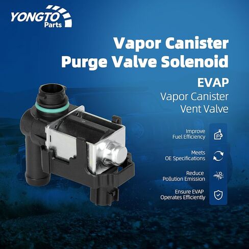 Vapor Canister Purge Valve Solenoid 14935-JF00A EVAP Vapor Canister Vent Valve Compatible with Infiniti EX35 FX35 Q50 QX60 QX80 Nissan Altima Frontier Rogue Replace OE 14935-JF00B PV585 in Kuwait