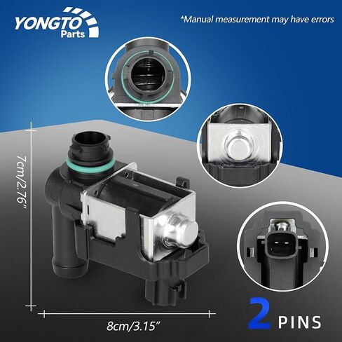 Vapor Canister Purge Valve Solenoid 14935-JF00A EVAP Vapor Canister Vent Valve Compatible with Infiniti EX35 FX35 Q50 QX60 QX80 Nissan Altima Frontier Rogue Replace OE 14935-JF00B PV585 in Kuwait