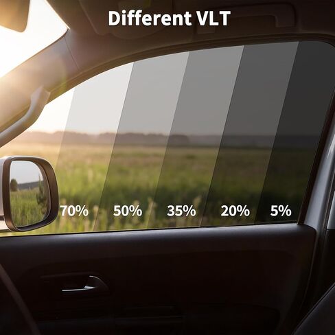 Nano Ceramic Car Window Tint Film VLT 60% IRR 35% UVR 55% Blue 20ft x 24inch Privacy Film 2mil PET 1 Pc in Saudi Arabia