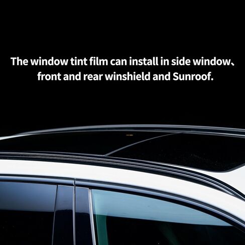 Nano Ceramic Car Window Tint Film VLT 60% IRR 35% UVR 55% Blue 20ft x 24inch Privacy Film 2mil PET 1 Pc in Saudi Arabia