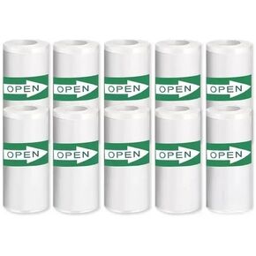 10 Rolls,Mini Thermal Printer Sticker Paper, 57 X 25mm Self-Adhesive Thermal Paper for Mini Pocket Printer Kids Instant Camera Roll Refill Pocket Photo Printing Label in Kuwait