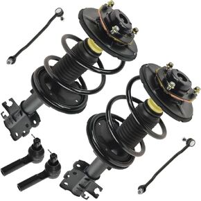 6pc Steering & Suspension Kit Strut & Spring Assemblies End Links Tie Rods Sealed for Nissan for Maxima 3.5L 2004-2008 in Kuwait