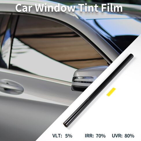 Nano Ceramic Car Window Tint Film VLT 60% IRR 35% UVR 55% Blue 20ft x 24inch Privacy Film 2mil PET 1 Pc in Saudi Arabia